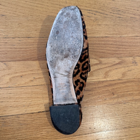 Stuart Weitzman Leopard Print Mules - Size 6.5 - Picture 2 of 4